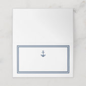 編集可能カラーモダンクラシックいかり プレイスカード (外部開封)