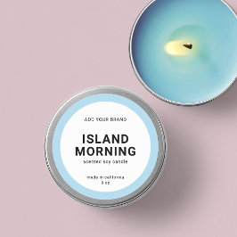 編集可能カラーモダンミニマル製品ラベル ラウンドシール