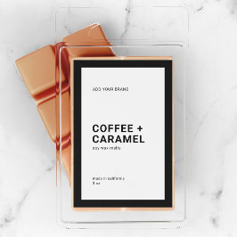 編集可能カラーモダンミニマル製品ラベル ワインラベル