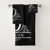 編集可能カラーモノグラムD バスタオルセット (インサイチュ)