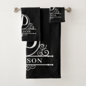 編集可能カラーモノグラムP バスタオルセット (インサイチュ)