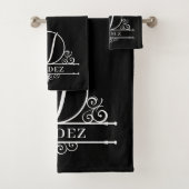 編集可能カラーモノグラムV バスタオルセット (インサイチュ)