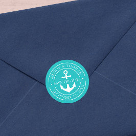 編集可能カラー白縁どいかり日付の保存 ラウンドシール