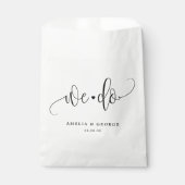 編集可能カラー結婚式の引き出物バッグ フェイバーバッグ (正面)