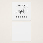 編集可能カラー結婚式の引き出物ラベル#LCC (正面&裏面)