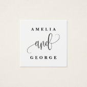 編集可能カラー結婚式の引き出物ラベル#LCC (正面)