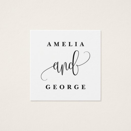 編集可能カラー結婚式の引き出物ラベル#LCC (正面)