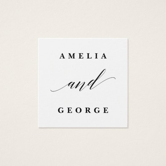 編集可能カラー結婚式の引き出物ラベル#MSC (正面)