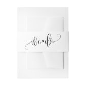 編集可能カラー結婚式招待状ベリーバンド#LCC 招待状ベリーバンド (正面例)