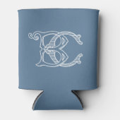 編集可能カラーBCモノグラムCAモノグラムコージー 缶クーラー (正面)