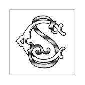 編集可能カラーCSモノグラムSCモノグラムインクスタンプ ラバースタンプ (インプリント)