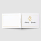 編集可能カラーCSモノグラムSCモノグラムゲストブック ゲストブック (全面)