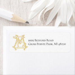 編集可能カラーMEモノグラムEMモノグラムラベル ラベル