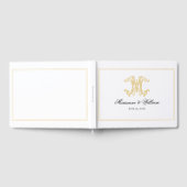 編集可能カラーWMモノグラムMWモノグラムゲストブック ゲストブック (全面)