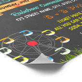 編集可能カーニバルパーティーフライヤー ポスター (角)