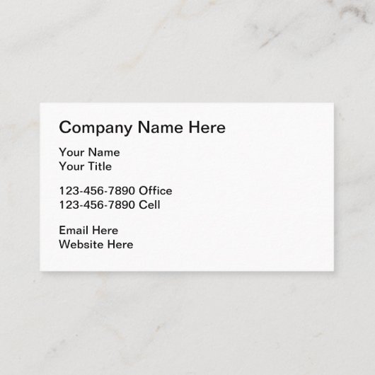 編集可能ガレージドアモダン名刺 名刺 (裏面)