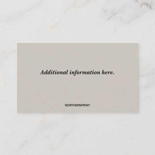 編集可能ガレージドア会社 名刺 (裏面)