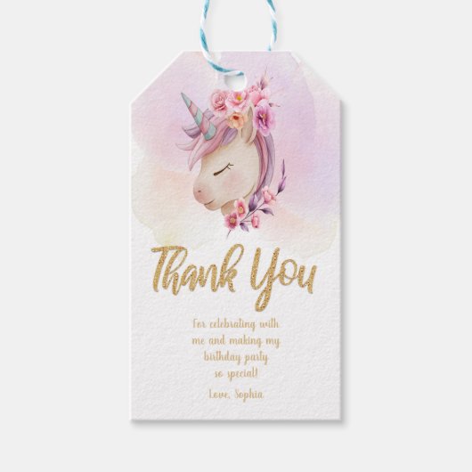 編集可能ガールズパーティーの好意ラベルときらめき ギフトタグ (正面)