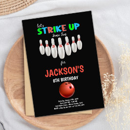 編集可能キッズストライクパーティー招待状 招待状