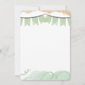 編集可能キツネ誕生日招待状 | 森林動物 招待状 (裏面)