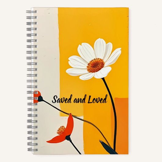 編集可能キリスト教携帯電話ケース ノートブック (正面)