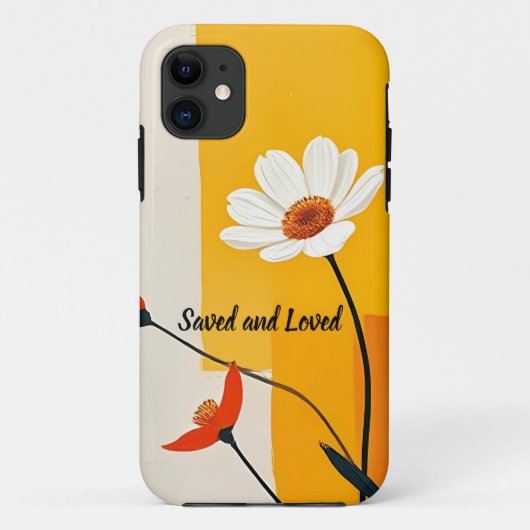 編集可能キリスト教携帯電話ケース Case-Mate iPhoneケース (裏面)