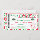 編集可能クリスマスクーポンテンプレート シーズンカード (正面)