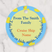 編集可能クルーズダック フェイバータグ (裏面)