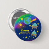 編集可能クレヨンスタイル太陽の – システムトリップエイジ1-8 缶バッジ (正面&裏面)