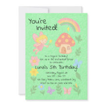 編集可能クレヨンスタイル – フェアリーマッシュルームフォレスト