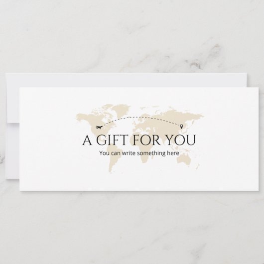 編集可能グアテマラ飛行機搭乗券 招待状 (裏面)