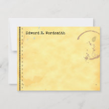 編集可能グランジヴィンテージ型の茶屋呼び出し