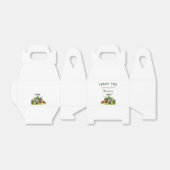 編集可能グリーントラクター誕生日招待状 フェイバーボックス (折り畳みなし)