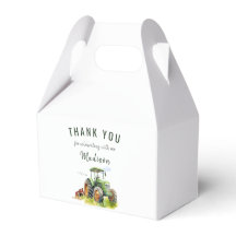 編集可能グリーントラクター誕生日招待状