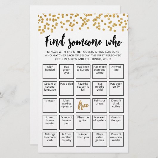 編集可能ゲームのビンゴゲームの相手を検索 (正面/裏面)