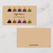 編集可能コーヒーショップロイヤリティリワードカード ロイヤリティカード (正面/裏面)