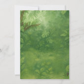 編集可能サファリ誕生日招待状 招待状 (裏面)