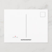 編集可能シルエットファミリーピクニック招待状 インビテーションポストカード (裏面)