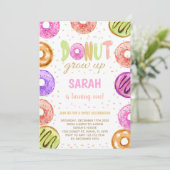 編集可能スイートトリートパーティー招待状 招待状 (スタンド正面)