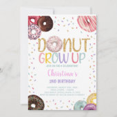 編集可能スウィートスプリンクルパーティー招待状 子供へ 招待状 (正面)