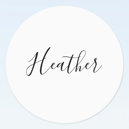 編集可能スクリプモダン文字パターン |黒と白 ラベル