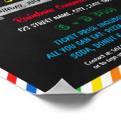 編集可能スクールスピリット衣服チラシ印刷可能 ポスター (角)