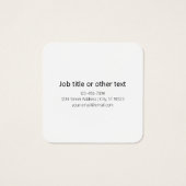 編集可能スタイリッシュレトロモダン名(または他の文字) (裏面)