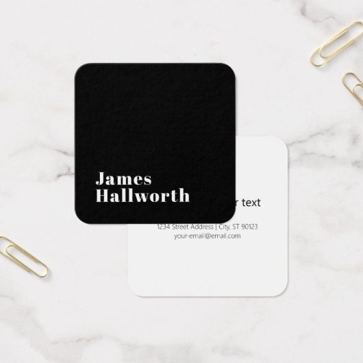 編集可能スタイリッシュレトロモダン名(または他の文字) (オフィス)