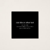 編集可能スタイリッシュレトロモダン名(または他の文字) (裏面)