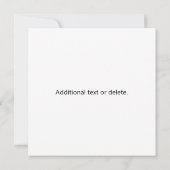 編集可能スタイリッシュレトロモダン名(または他の文字) ノートカード (裏面)