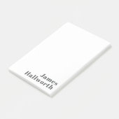 編集可能スタイリッシュレトロモダン文字 | グレイ ポストイット (アングル)