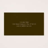 編集可能スタイリッシュ文字テンプレート | ヴィンテージ金ゴールド (裏面)