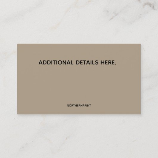 編集可能スタックストーンライフコーチ 名刺 (裏面)