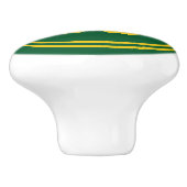 編集可能ストライプな色と背景色スポーティ セラミックノブ (側面)